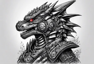 Mechagodzilla tattoo idea