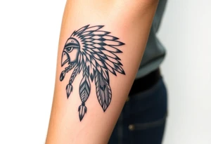 Native American totem animals tattoo idea