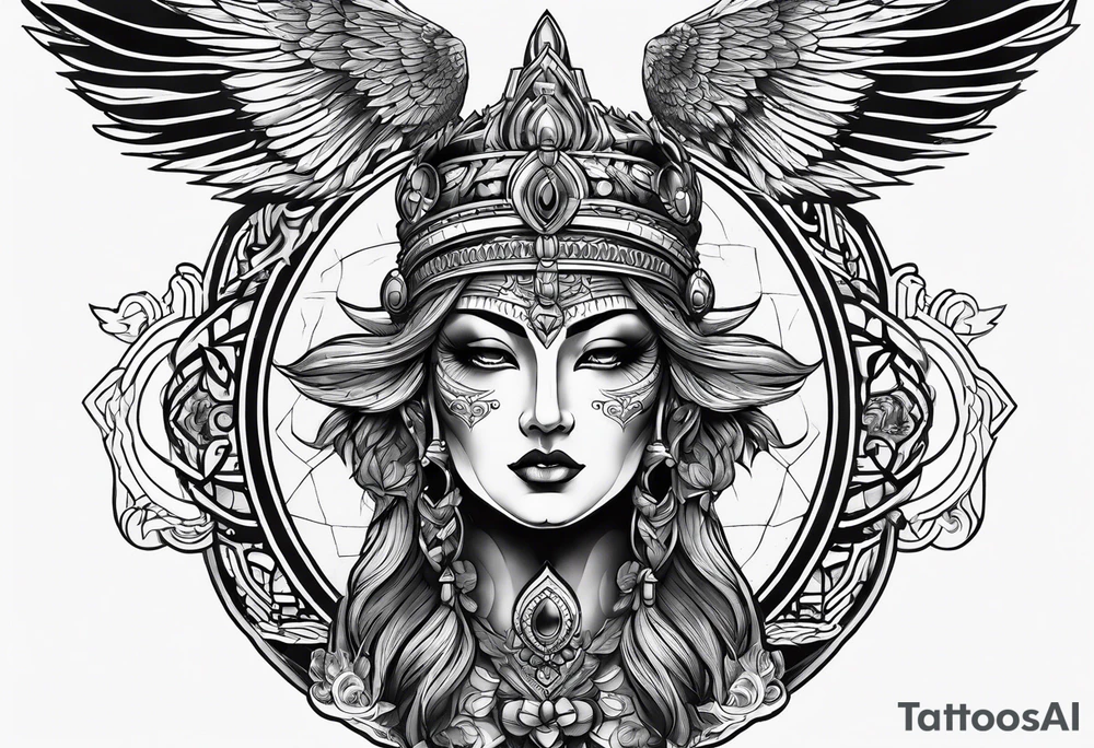 Cleveland Guardian statue tattoo idea
