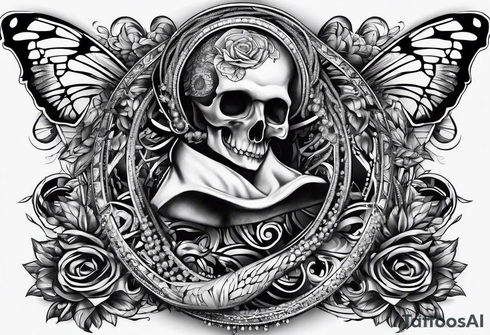 DNA double strand tattoo idea