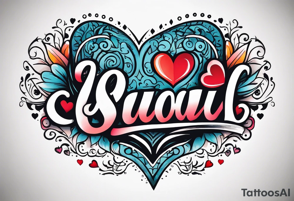 HEART tattoo idea