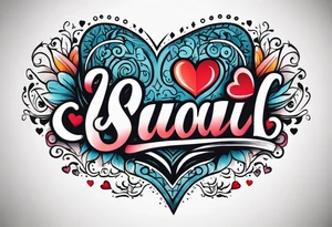 HEART tattoo idea