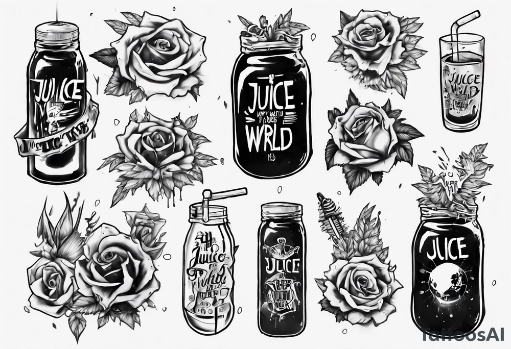 Juice wrld lyrics in code tattoo idea