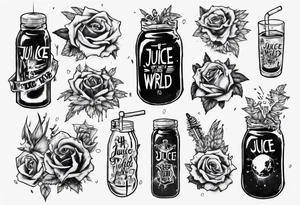 Juice wrld lyrics in code tattoo idea