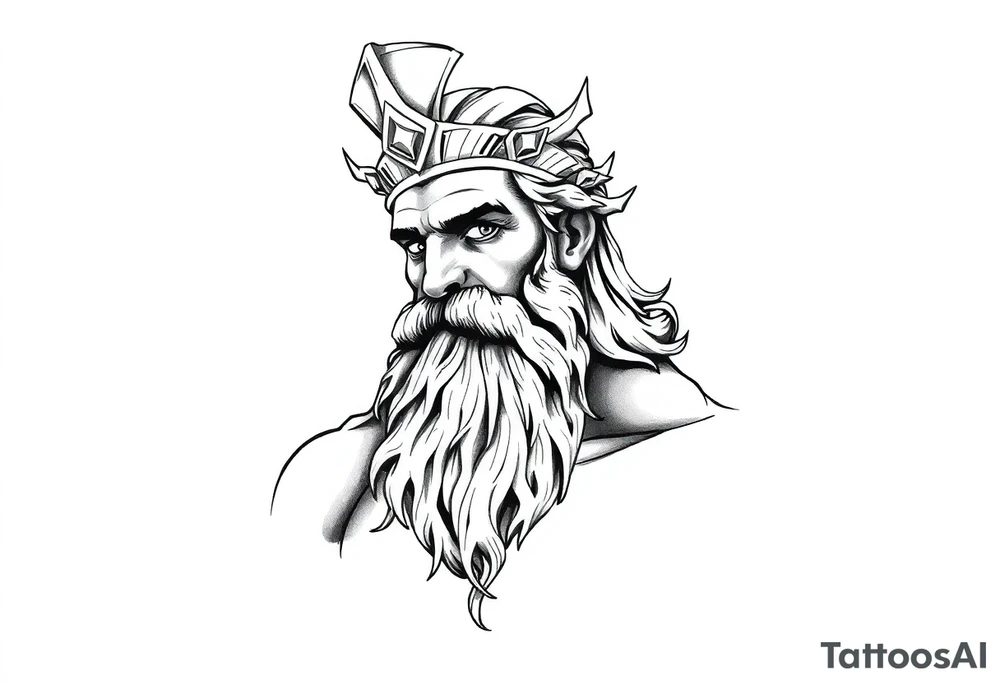 GREEK GOD tattoo idea