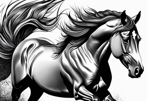 horse tattoo idea
