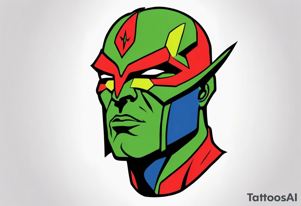 Martian Manhunter tattoo idea