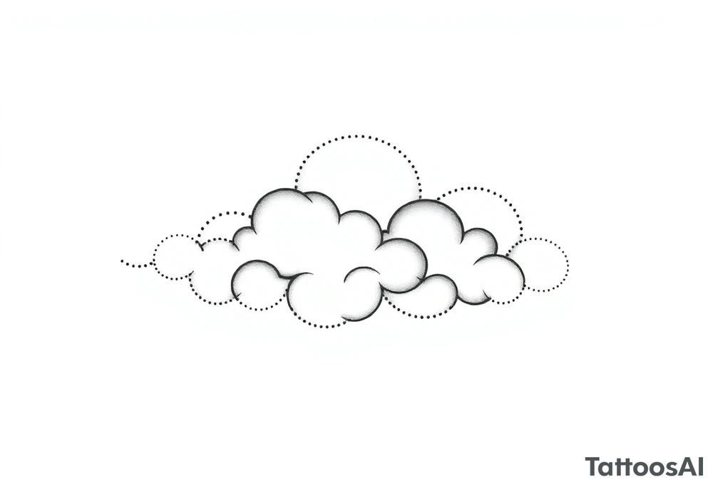 Clouds tattoo idea