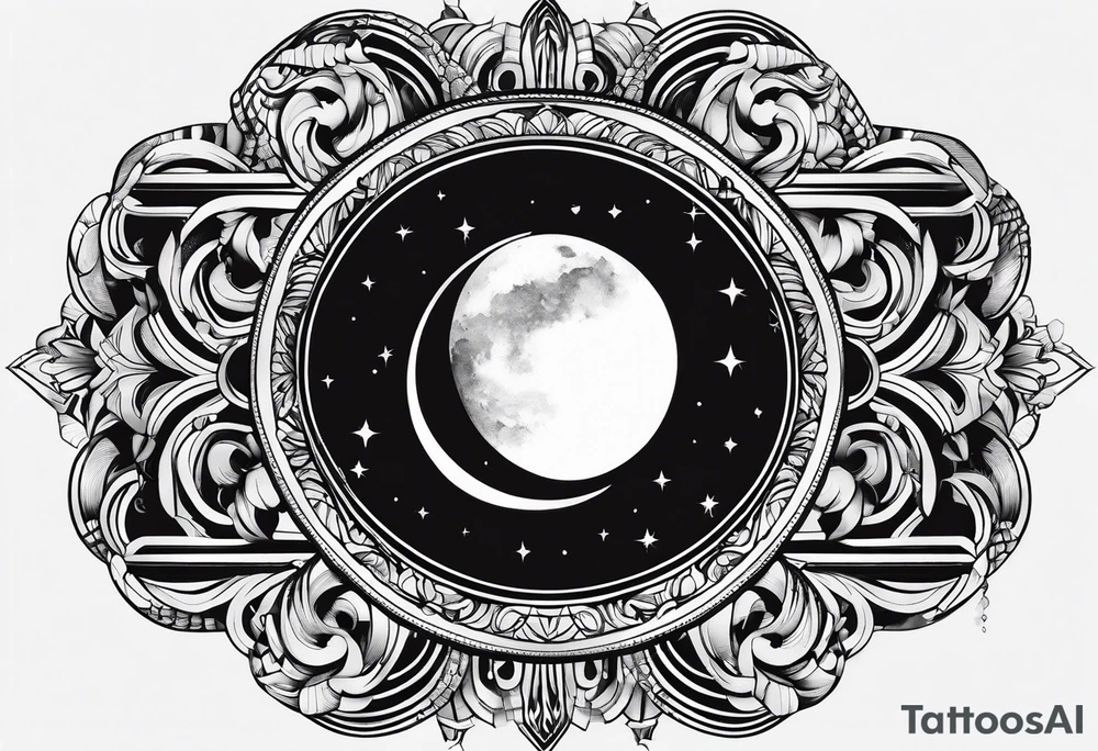 eclipse tattoo idea