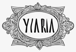 a logo for a bikini brand called Yaraí. Simple logo and unique symbolizing the meaning "lively waters" simpler than that . something that can be drawn but is unique tattoo idea