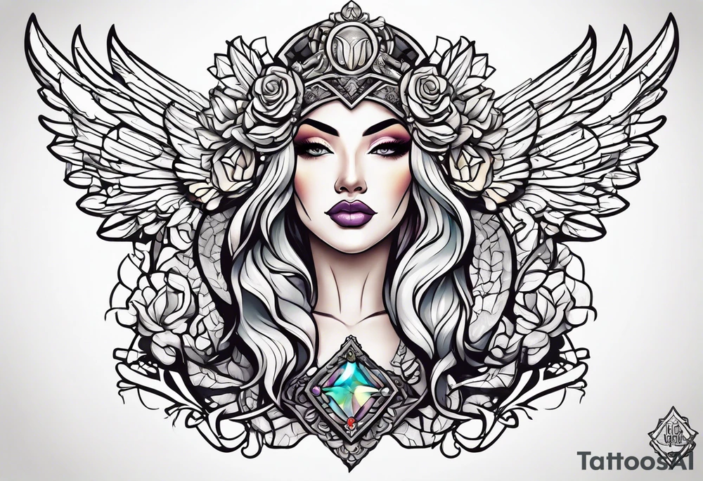 Justicia Goddess . tattoo idea