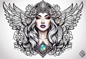 Justicia Goddess . tattoo idea