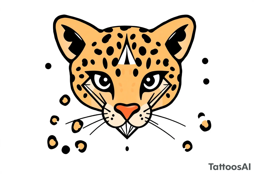 Cheetah print, diamond, mississippi, unique tattoo idea