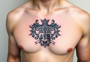 Smith, Irish family crest very intricate tattoo idea