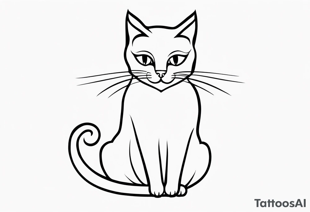 Irmãos amor carinho gato tattoo idea