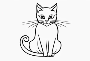 Irmãos amor carinho gato tattoo idea