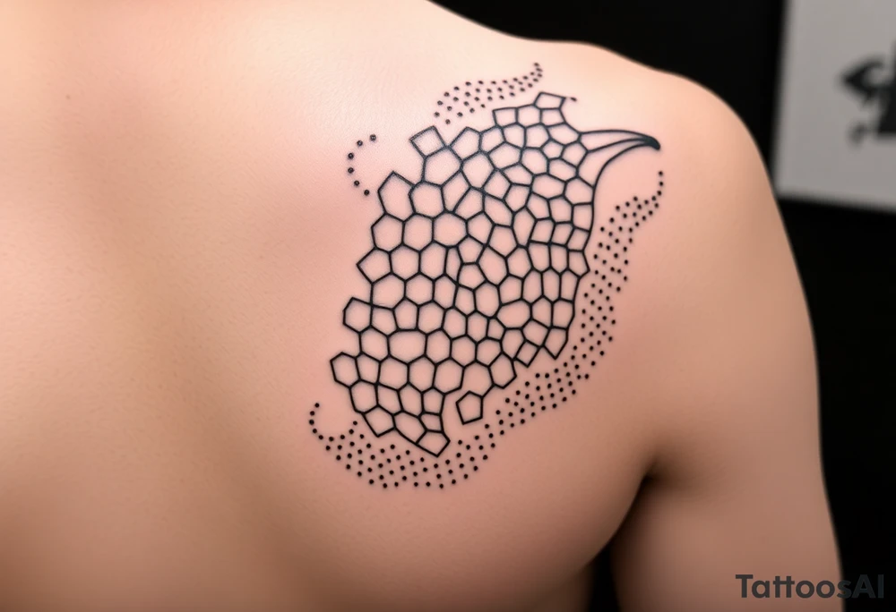 Fishnets sleeve tattoo idea