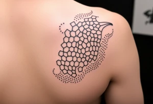 Fishnets sleeve tattoo idea