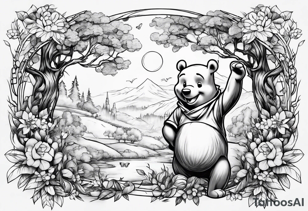 Winnie Pooh tattoo idea