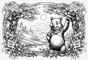 Winnie Pooh tattoo idea