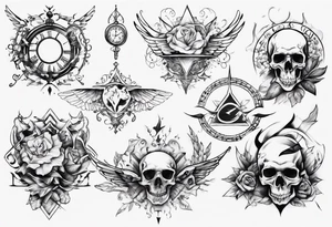 bed tattoo idea
