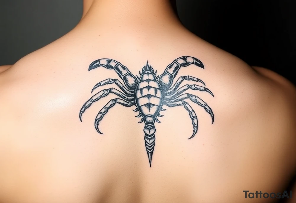 A mysterious scorpion tattoo idea