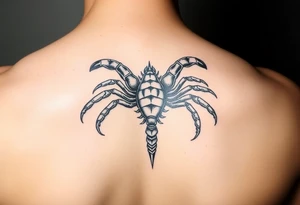 A mysterious scorpion tattoo idea