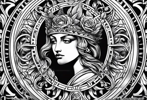 roman numeral XII tattoo idea