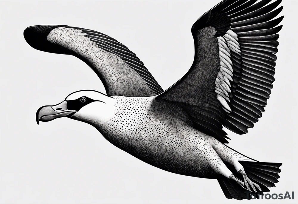 giant albatross tattoo idea