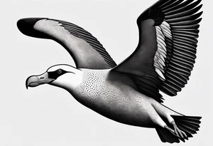 giant albatross tattoo idea