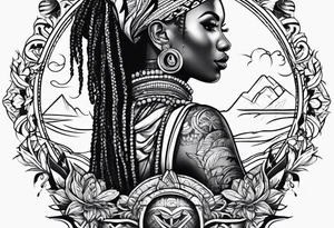 Jamaican culture tattoo idea