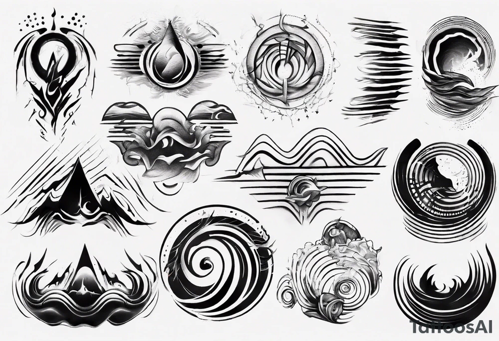 God is in the soundwaves tattoo idea