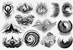 God is in the soundwaves tattoo idea