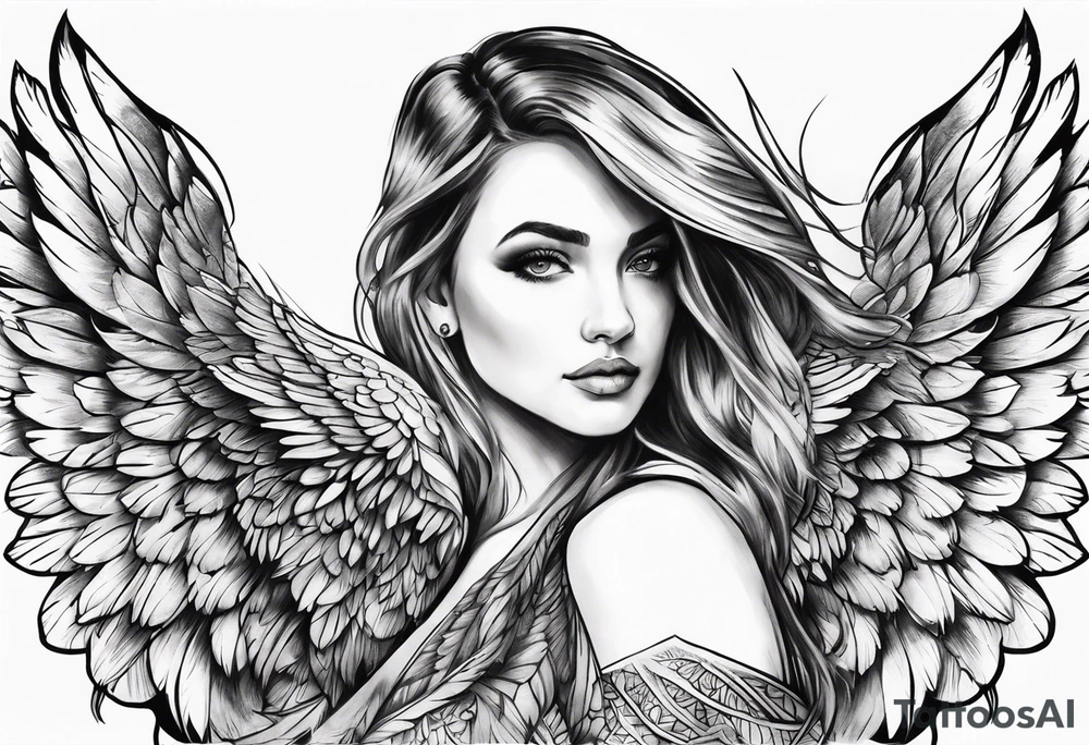 wings tattoo idea