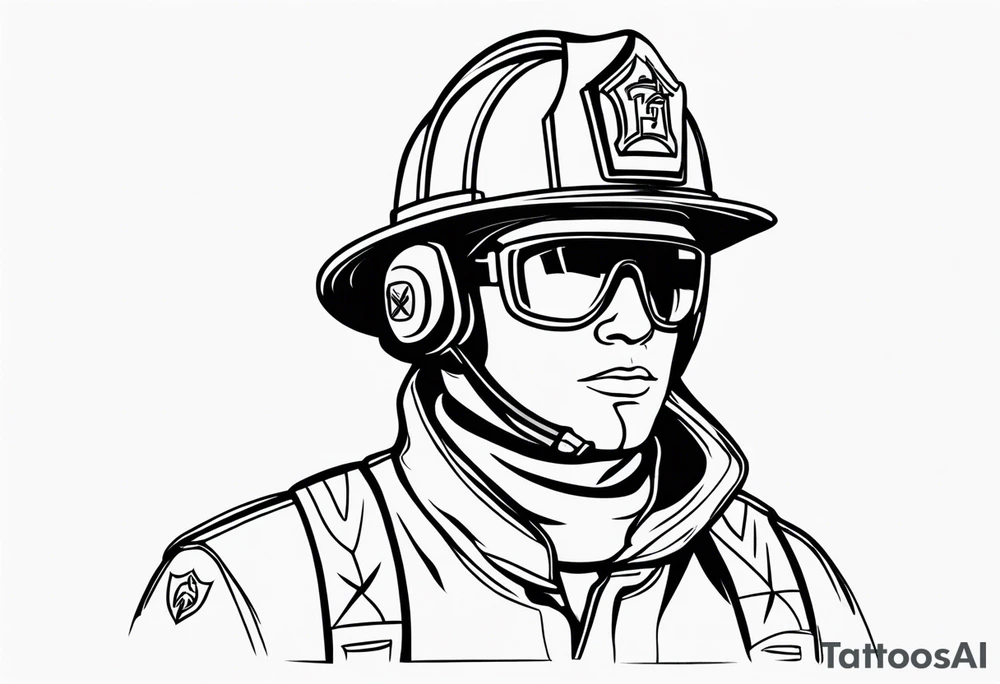 fireman tattoo idea