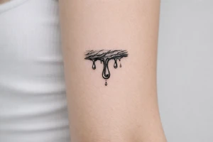 tree sap dripping from bark tattoo tattoo idea