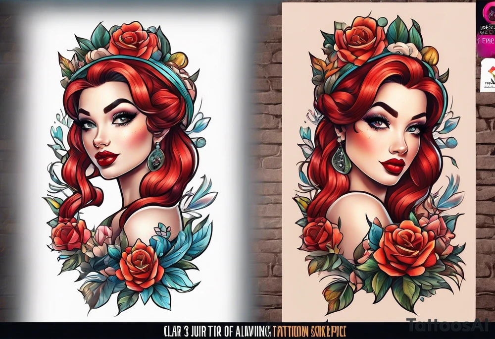 Pinup tattoo idea