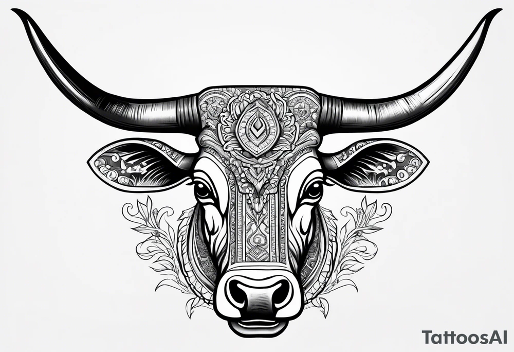 cybersigilism Longhorn
With 512 on top of head tattoo idea