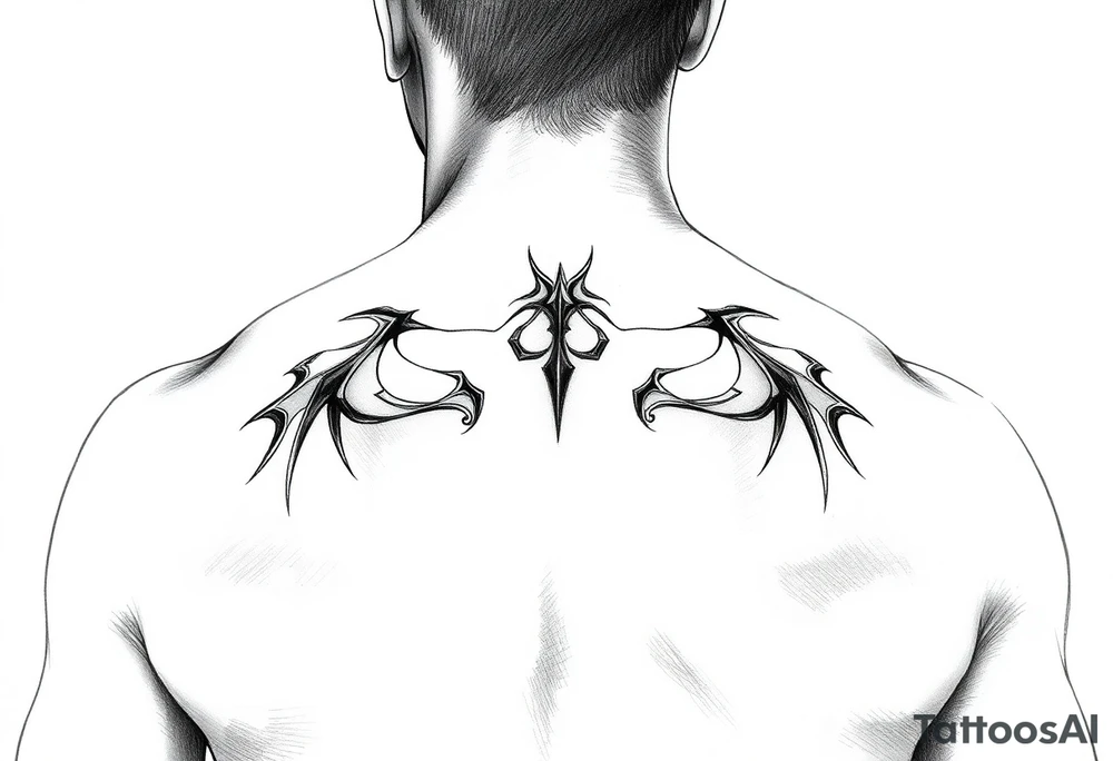 Nude black male tattoo idea