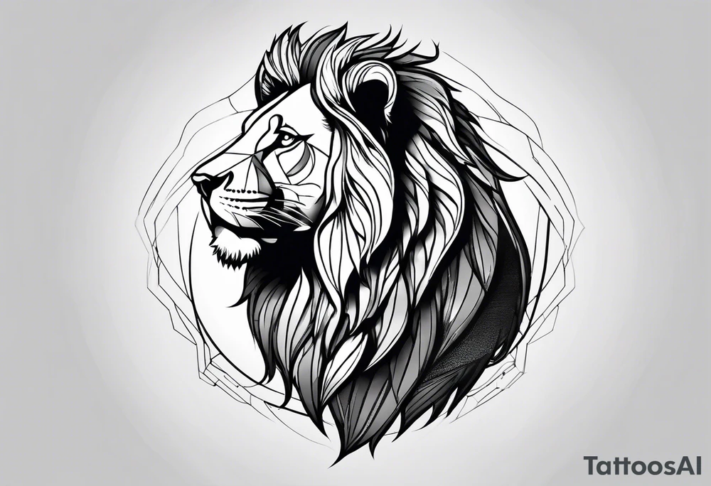 Lion from atlas tattoo idea