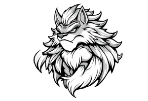 furry cartoon fursona ANTHROPOMORPHIC HUMAN masculine buff tattoo idea