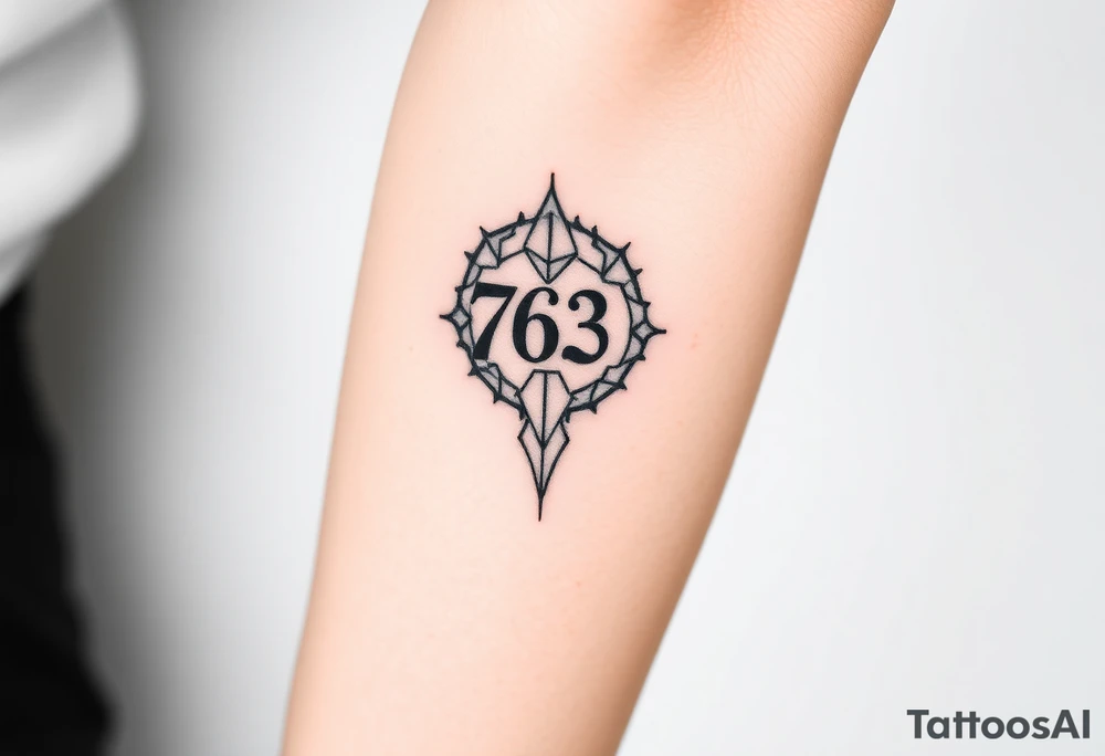 76 2323 written out tattoo idea