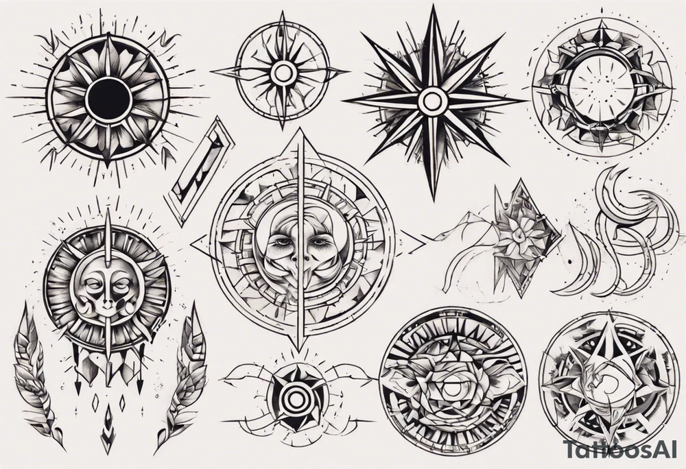 sonne tattoo idea