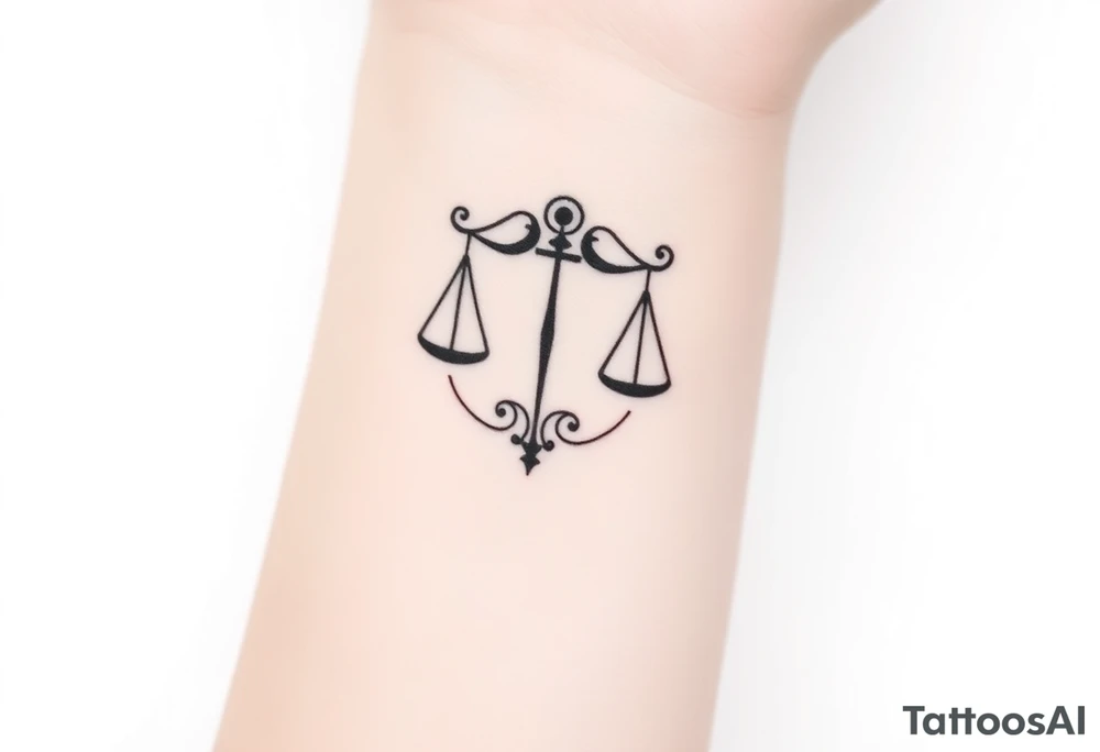 Libra tattoo idea