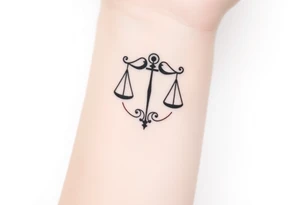 Libra tattoo idea