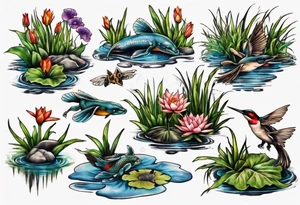 pond tattoo idea