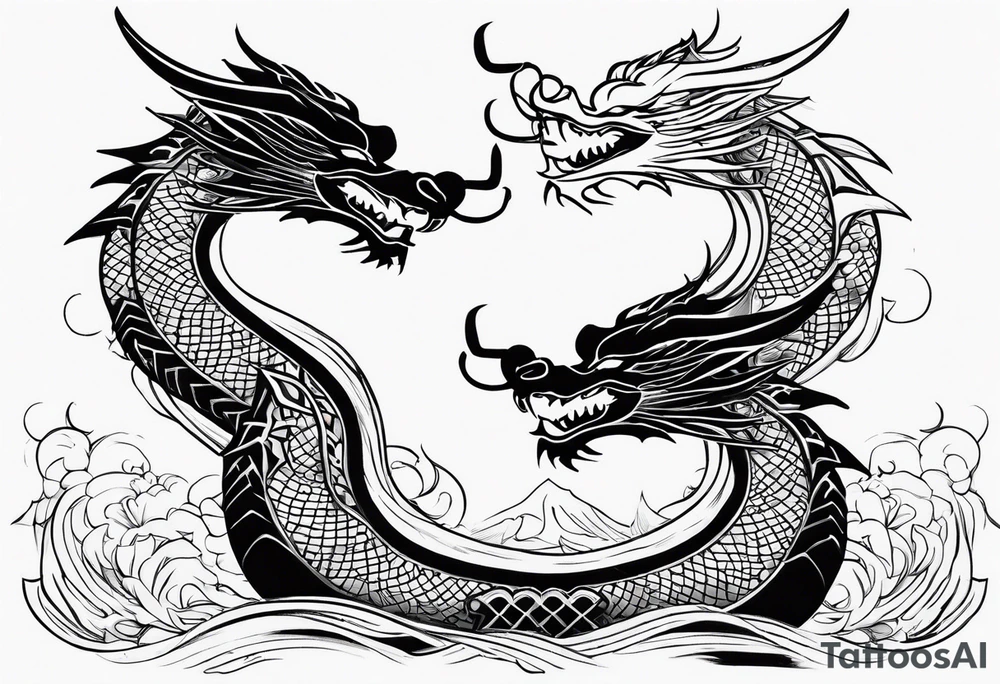 dragon boat tattoo idea