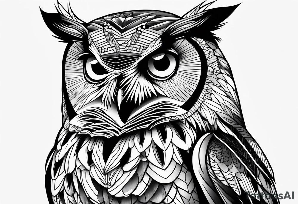 Owl shhh tattoo idea