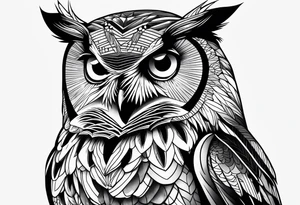 Owl shhh tattoo idea
