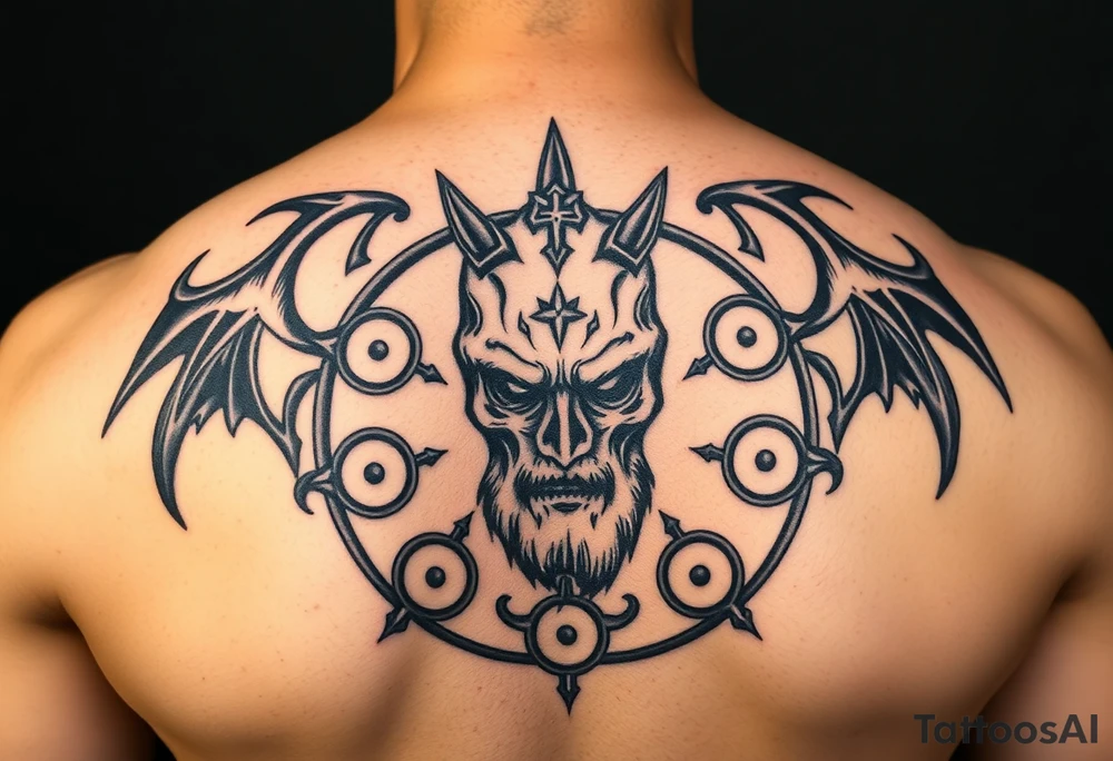 Dante 9 circles of hell full back tattoo tattoo idea
